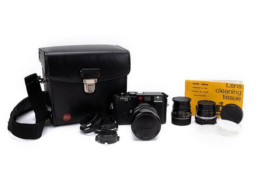 (11 PC) LEICA M6 RANGEFINDER CAMERA OUTFIT