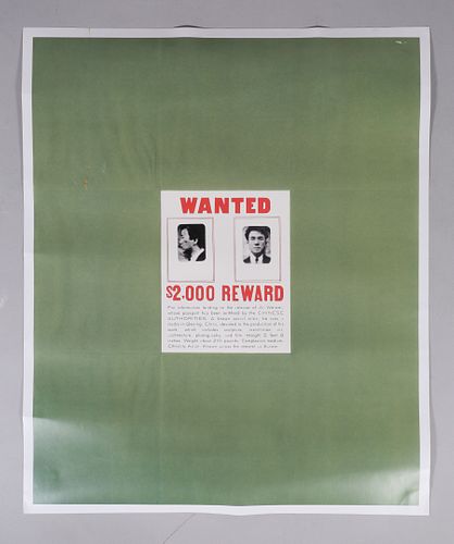 Ai Weiwei Wanted Poster Pigment Print