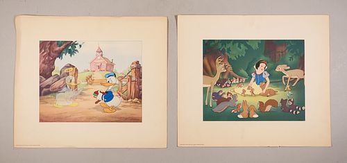 2 Walt Disney Productions Dye Transfer Prints