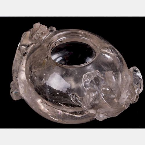 A Chinese Carved Rock Crystal Vessel,