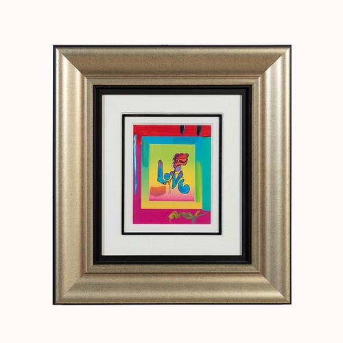 PETER MAX "LOVE ON BLENDS" MM ON PAPER - 2006