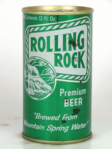 1967 Rolling Rock Premium Beer 12oz T116-17s Ring Top Latrobe, Pennsylvania