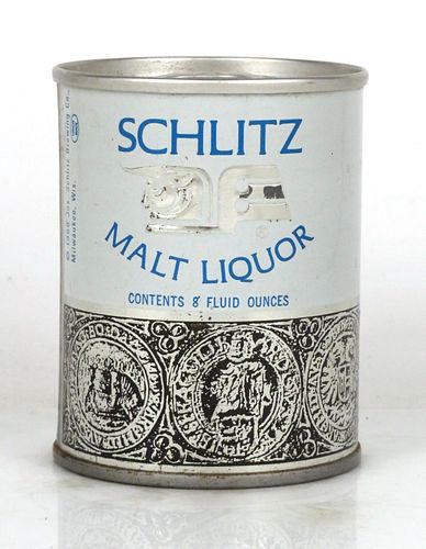 1968 Schlitz Malt Liquor 8oz T30-01 Ring Top Milwaukee, Wisconsin