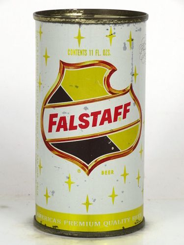 1958 Falstaff Beer 11oz 61-33.1 Flat Top San Jose, California