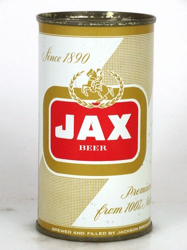 1962 Jax Beer 12oz 86-20 Flat Top New Orleans, Louisiana