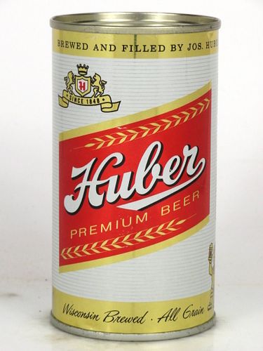 1960 Huber Premium Beer 12oz 84-09 Bank Top Monroe, Wisconsin
