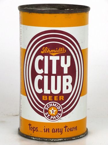 1952 City Club Beer 12oz 130-05b Flat Top Saint Paul, Minnesota