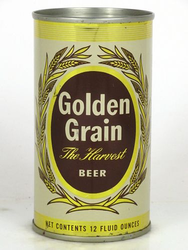 1967 Golden Grain Beer 12oz 73-36 Flat Top Los Angeles, California