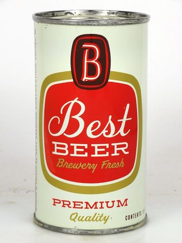 1957 Best Beer 12oz 36-25.1 Flat Top Chicago, Illinois
