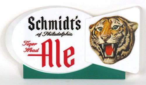1960 Schmidt's Tiger Head Ale Sign Philadelphia, Pennsylvania