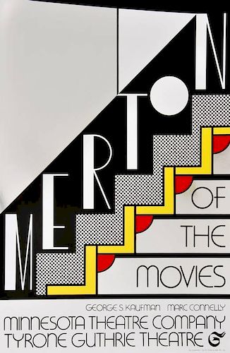 Roy Lichtenstein 'Merton Of The Movies' Poster