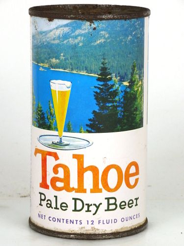 1958 Tahoe Pale Dry Beer 12oz 138-10.2 Flat Top Santa Rosa, California