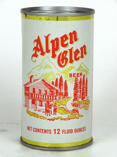 1970 Alpen Glen Beer 12oz 29-38 Flat Top San Francisco, California
