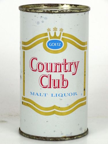1959 Country Club Malt Liquor "Aged" 12oz 52-02 Flat Top St. Joseph, Missouri