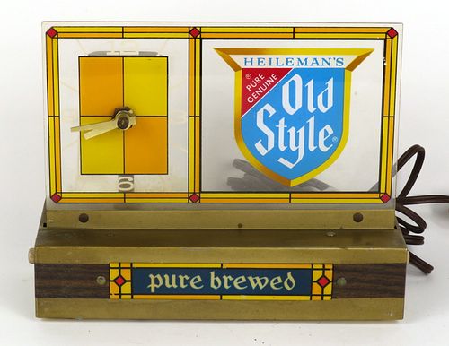 1964 Heileman's Old Style Beer Back-Bar Clock La Crosse, Wisconsin