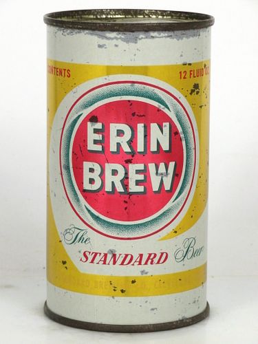 1955 Erin Brew Beer 12oz 60-12.2 Flat Top Cleveland, Ohio