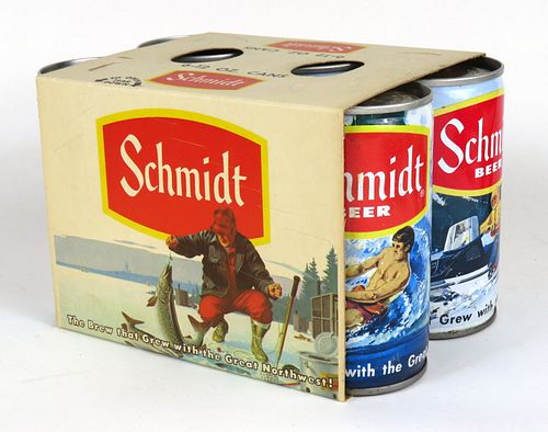 1964 Schmidt Beer Sport Six Pack Saint Paul, Minnesota
