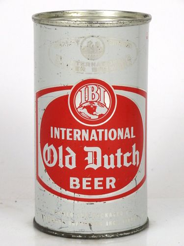 1960 International Old Dutch Beer 12oz 85-30.2 Flat Top Findlay, Ohio