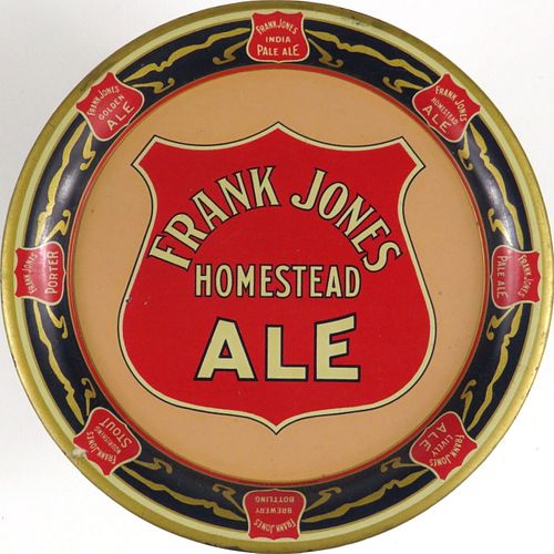 1933 Frank Jones Homestead Ale Tip Tray Portsmouth, New Hampshire