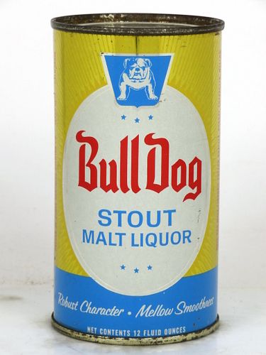 1958 Bull Dog Stout Malt Liquor 12oz 45-38.1 Flat Top Santa Rosa, California