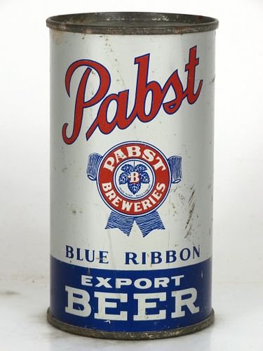 1938 Pabst Blue Ribbon Export Beer 12oz OI-657 Flat Top Peoria Heights, Illinois