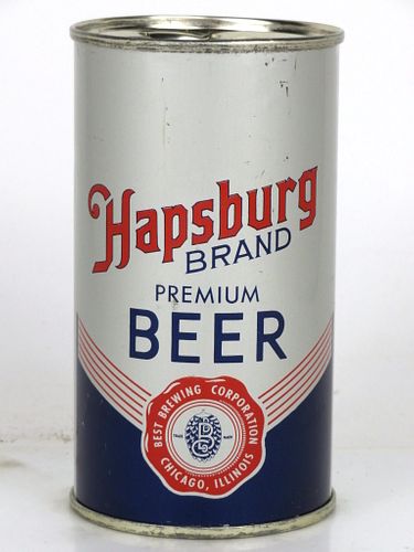 1955 Hapsburg Premium Beer 12oz 80-22.2 Flat Top Chicago, Illinois