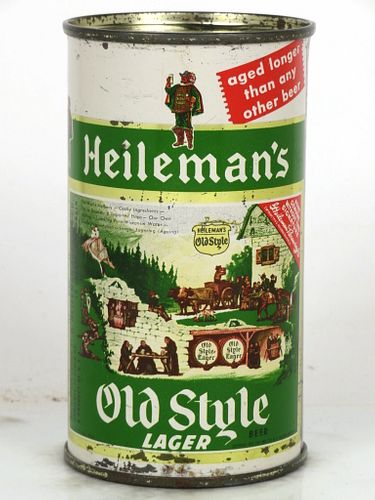 1958 Heileman's Old Style Lager Beer 12oz 108-15.0 Flat Top La Crosse, Wisconsin