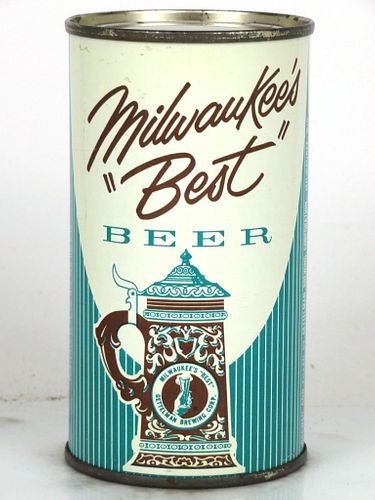 1954 Milwaukee's "Best" Beer 12oz 100-06 Flat Top Milwaukee, Wisconsin