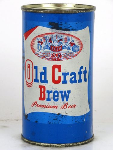 1958 Old Craft Brew Premium Beer 12oz 104-36 Flat Top Oconto, Wisconsin