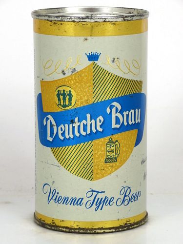 1968 Deutche Brau Vienna Type Beer 12oz 53-29 Flat Top Santa Rosa, California