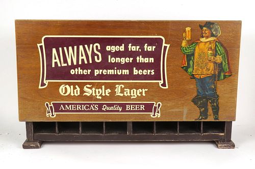 1945 Old Style Lager Beer Cigarette Dispenser La Crosse, Wisconsin