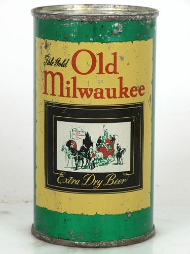 1946 Old Milwaukee Beer 12oz 107-24 Flat Top Milwaukee, Wisconsin