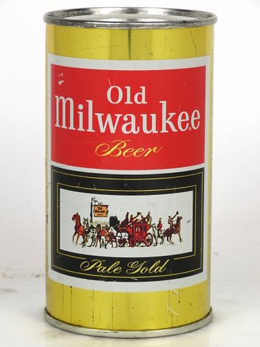 1958 Old Milwaukee Beer 12oz 107-26.2 Flat Top Milwaukee, Wisconsin