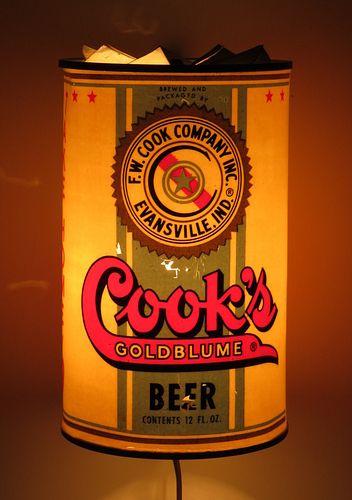 1953 Cook's Goldblume Beer Heat Lamp Evansville, Indiana