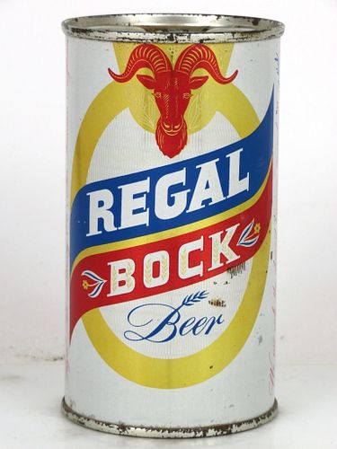 1957 Regal Bock Beer 12oz 121-13 Flat Top San Francisco, California