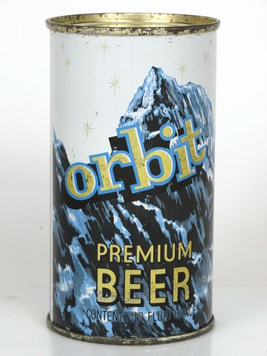 1960 Orbit Premium Beer 12oz 109-17.1 Flat Top Miami, Florida
