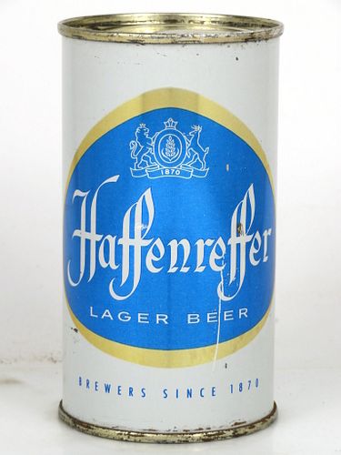 1956 Haffenreffer Lager Beer 12oz 78-36 Flat Top Boston, Massachusetts