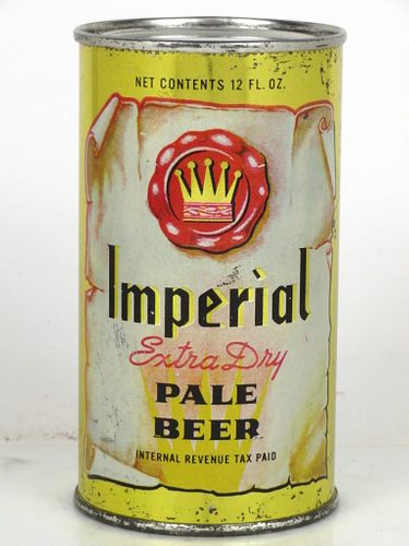 1947 Imperial Pale Beer 12oz 85-01 Flat Top Los Angeles, California