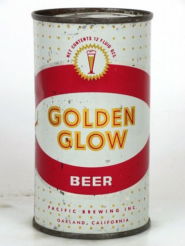 1958 Golden Glow Beer 12oz 73-12 Flat Top Oakland, California