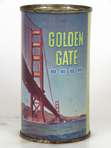 1960 Golden Gate Beer 12oz 72-37 Flat Top Los Angeles, California