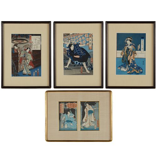 Grp 4: 19th c. Japanese Woodblock Prints
