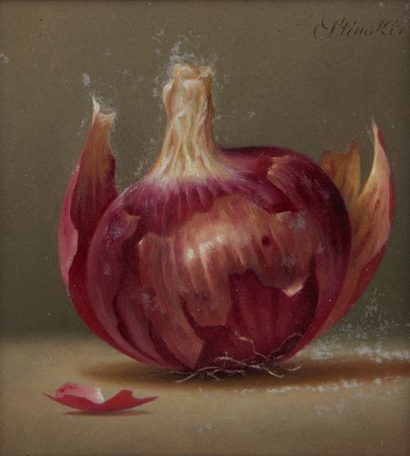 Gerald Stinski Painting Red Onion