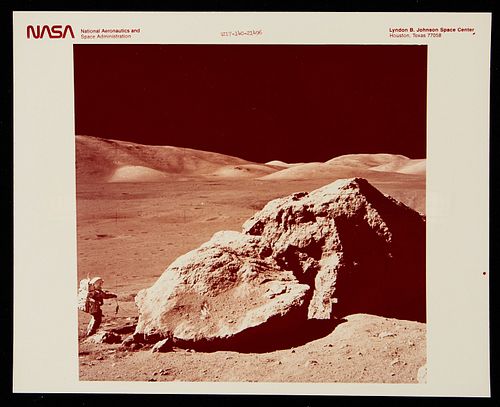 A17 Split Rock Schmitt Red Letter NASA Kodak Print