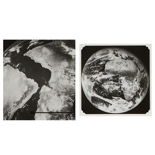 Grp: 2 NASA Satellite B&W Photographs