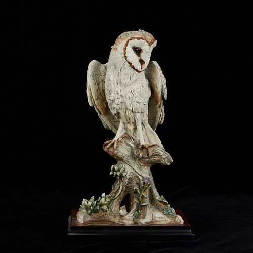 Giuseppe Armani "Night Vigil" Owl Ceramic Figure