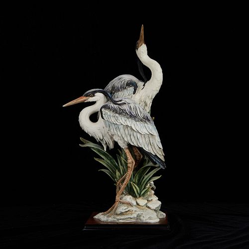 Guiseppe Armani "Elegance in Nature" Ceramic Crane Figure