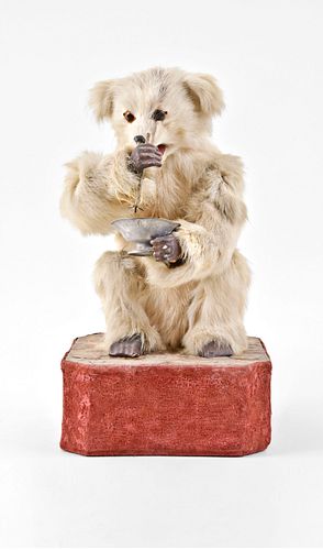 A Bubble Blowing Polar Bear automaton attributed to Roullet & Decamps