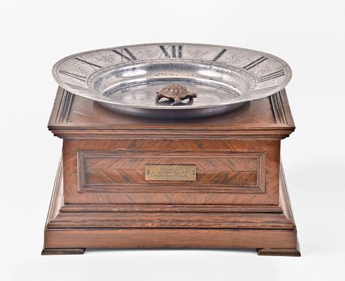 A French floating turtle mystery clock for Charles Frodsham & Co., London