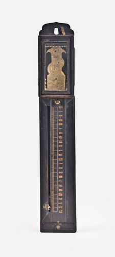 A small, late 19th century Japanese Wadokei or pillar clock
