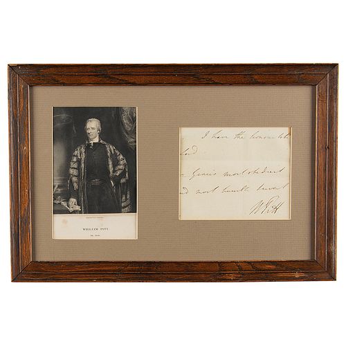 William Pitt the Younger Signature